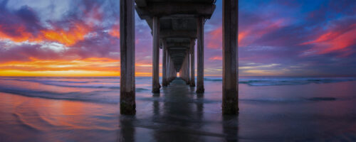Scripps Fiery Sunset