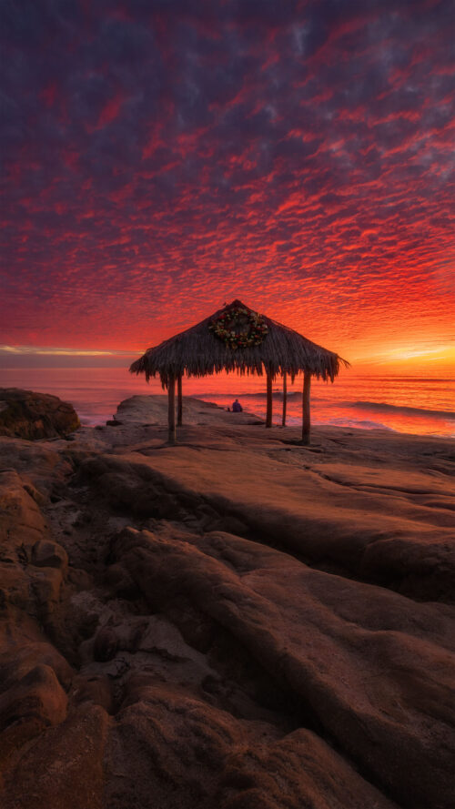 Windansea Shack Sunset